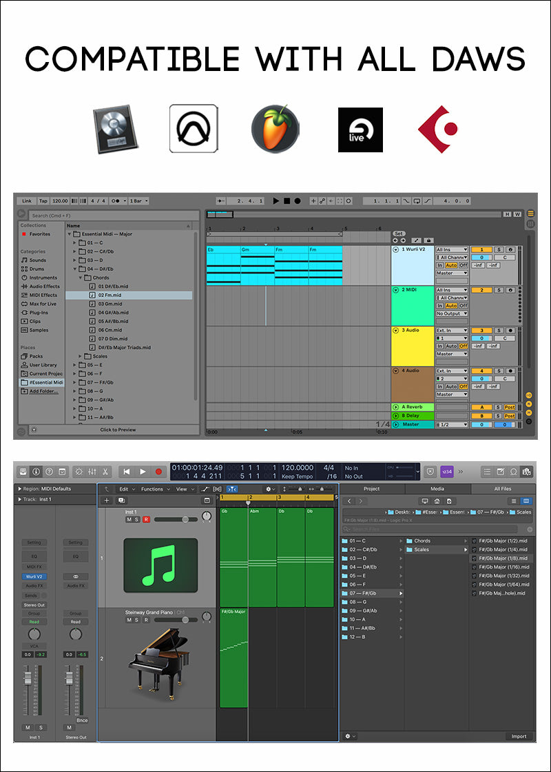 Minor Chords and Scales MIDI Pack